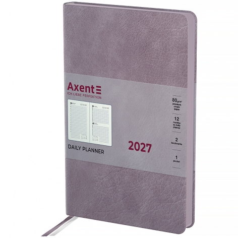 Щоденник 2027 Partner Soft Cloud, 145*210, бузковий, Axent 8837-27-6-a