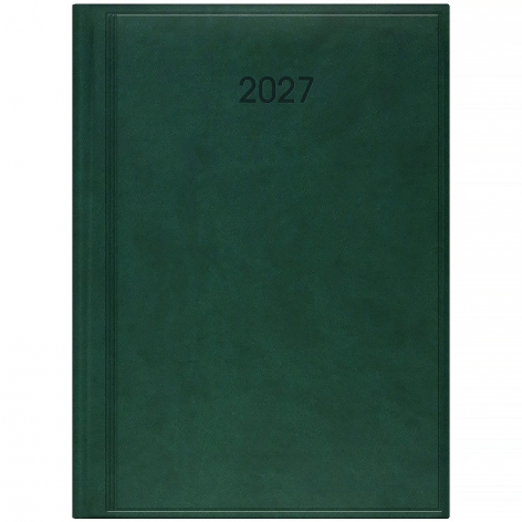 Ежедневник 2027 Стандарт Torino слп/т зеленый, Brunnen 73-795-38-507
