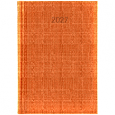 Ежедневник 2027 Стандарт Linetta оранжевый, Brunnen 73-795-30-407