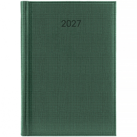 Ежедневник 2027 Стандарт Linetta зеленый, Brunnen 73-795-30-507