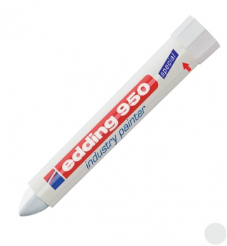 Маркер Industry Painter marker, 10 мм, конусний письмовий вузол Edding e-950/11 білий