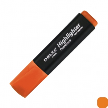 Маркер текстовый Highlighter 1-5 мм Delta by Axent D2501-12 оранжевый