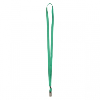 Шнурок для бейджа з металевим карабіном шириною 10 мм, довжиною 450 мм AXENT 4532-04-A зелений