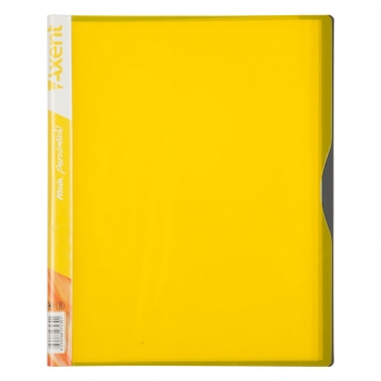 Папка пластикова на 20 файлів А4 AXENT 1120-08-A жовтий