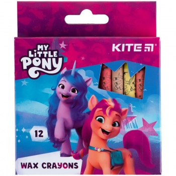 Крейда воскова, 12 кольорів в упаковці Little Pony Kite lp24-070