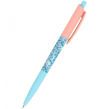 Ручка кулькова автоматична Spring Axent ab1090-31-a синя