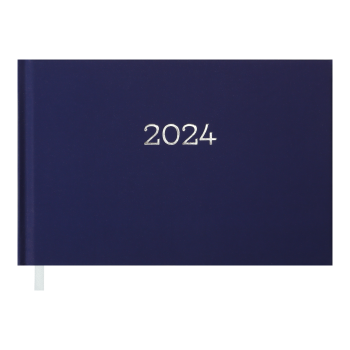 Щотижневик датований 2024 кишеньковий MONOCHROME, 153*87, Buromax BM.2804-02 синій