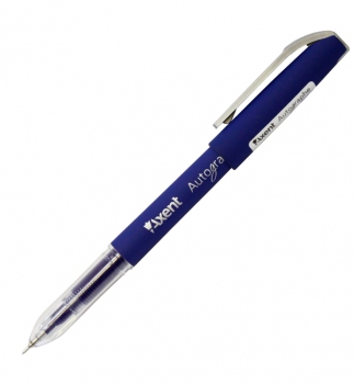 Ручка гелева 0,5 мм Autographe Axent  AG1007-A синій