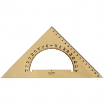 Трикутник с транспортиром 45° / 177 мм, Koh-i-noor 745640