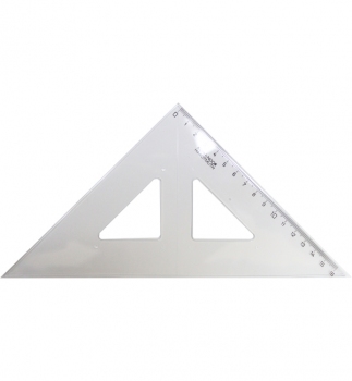 Трикутник 45° / 177 мм, Koh-i-noor 744150 прозорий