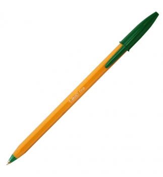 Ручка кулькова масляна  BIC Orange 0,35 мм зелений 1199110113
