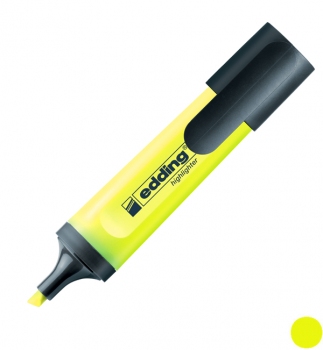 Маркер текстовий Highlighter 2-5 мм клиновидний письмовий вузол Edding e-345/05 жовтий