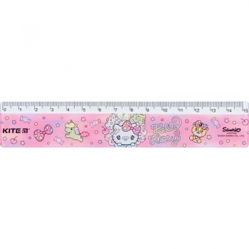 Лінійка пластикова, 15см Hello Kitty Kite hk24-090-2