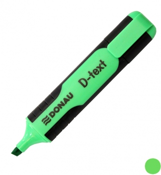 Маркер текстовий 1-5 мм, клиновидний письмовий вузол, зелений, Donau D-TEXT 7358001PL-06