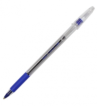 Ручка кулькова масляна  BIC Cristal Grip, 0,4 мм синій 802801