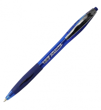 Ручка кулькова масляна  автоматична BIC Atlantis 0,3 мм синій 902132