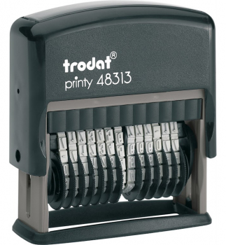 Мининумератор пластиковый 3,8 мм, тринадцати разрядный Trodat 48313