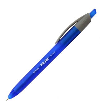 Ручка кулькова масляна MILAN DRY GEL 0,7 мм. синій ml.176540125