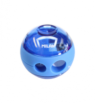 Чинка з контейнером кругла,  подвійна, SPHERE Milan ml.20156212 синій