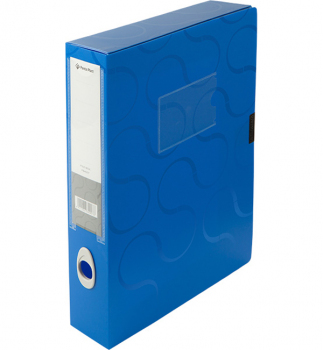 Бокс пластиковый для документов на липучке OMEGA А4, ширина 60 мм Panta Plast 0410-0044-99 синий