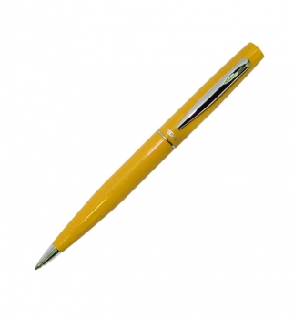 Ручка кулькова в пластиковому футлярі, жовта, REGAL R80219.PB10.B