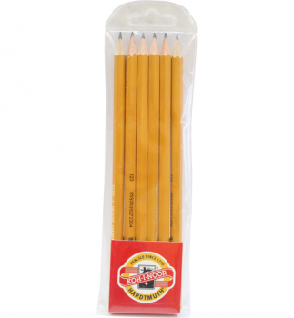 Комплект графітних олівців для креслення 2Н, Н, 2хНВ, В, 2В Koh-i-noor 1570.6