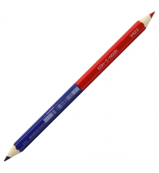 Олівець кольоровий синій-червоний в одному Koh-i-noor 3423