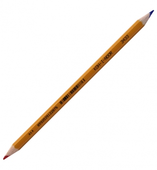 Олівець кольоровий синій-червоний в одному Koh-i-noor 3433