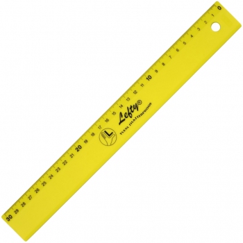 Лінійка пластикова Flexi 30 см, для шульги, KUM L3 Flexi Lf TB жовтий