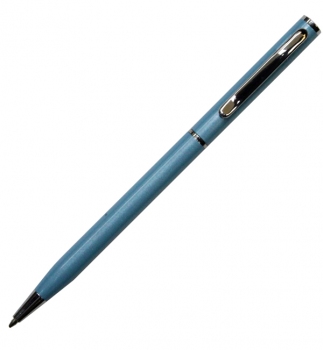 Ручка кулькова металева 0,7 мм, Glossy, Axent AB1057-02-A синій