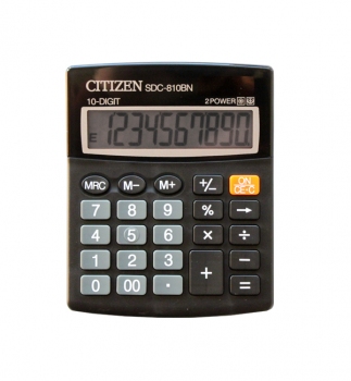 Калькулятор 10р. Citizen SDC-810BN