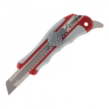 Нож канцелярский с металлическими направляющими, лезвие 18 мм AXENT 6705-A