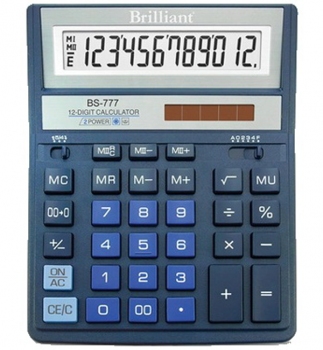 Калькулятор 12р. Brilliant BS-777BL