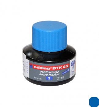 Чорнило для заправки маркерів Edding 360 синего кольору, код Edding e-BTK25/03 25 мл