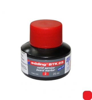 Чорнило для заправки маркерів Edding 360 красного кольору, код Edding e-BTK25/025 25 мл