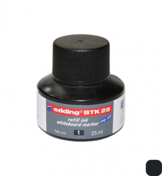 Чорнило для заправки маркерів Edding 360 черного кольору, код Edding e-BTK25/01 25 мл