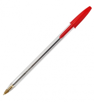 Ручка кулькова масляна  BIC Cristal 0,4 мм червоний 8373619