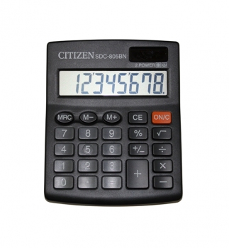Калькулятор 8р. Citizen SDC-805BN