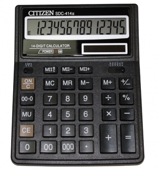 Калькулятор 14р. Citizen SDC-414