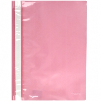 Папака-скоросшиватель пластиковая А4 Axent 1317-23-A розовый