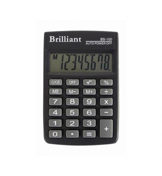 Калькулятор 8р. Brilliant  BS-100CX
