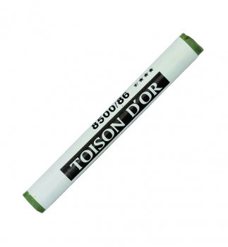 Крейда-пастель суха, м`яка, колір olive green light TOISON D`OR Ø10 мм, Koh-i-noor 8500086002SV