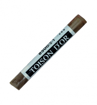Мелок пастельный сухой, мягкий, цвет raw umber TOISON D`OR Ø10 мм, Koh-i-noor 8500054002SV