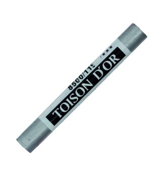 Крейда-пастель суха, м`яка, колір standard silver TOISON D`OR Ø10 мм, Koh-i-noor 8500119002SV