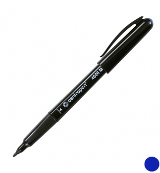 Маркер CD-Pen  ergoline, 1,0 мм синий Centropen 2606/4606/03