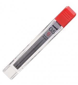 Стрижні для механічного олівця 0,5 мм, (12 штук в упаковці) UNI NANO DIA  UL05-102ND.B
