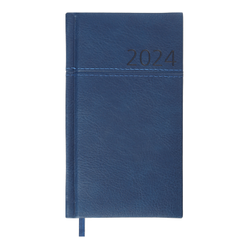 Щотижневик датований 2024 кишеньковий ORION, 87*153, Buromax BM.2895-02 синій