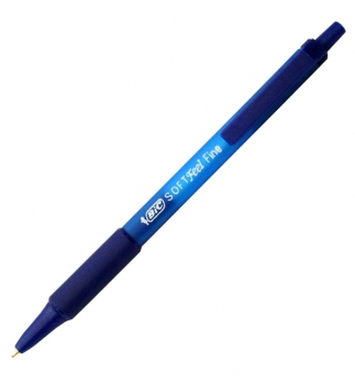 Ручка кулькова масляна  BIC Soft Feel Clic Grip 1,0 мм синій 837982