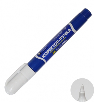 Коректор-ручка 8 мл (пластиковий наконечник) Buromax BM.1057