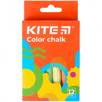 Крейда кольорова 12 штук в упаковці Fantasy Kite k22-075-2
